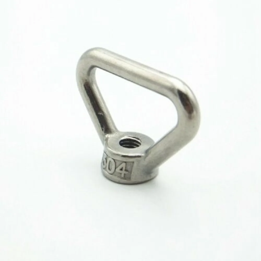 M8/10 304 Stainless Steel Metric Thread Triangle Ring Nut Marine Lifting Eye Nut