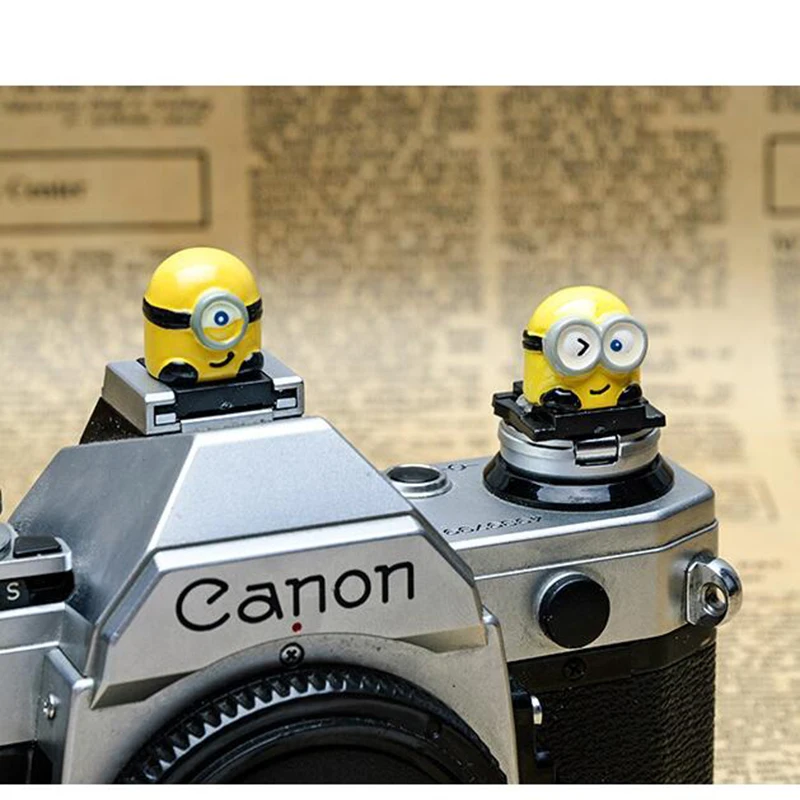 Carton SLR Camera Hot Shoe cover cartoon cover creatively spirit level SLR level external flash hot shoe cover for canon nikon