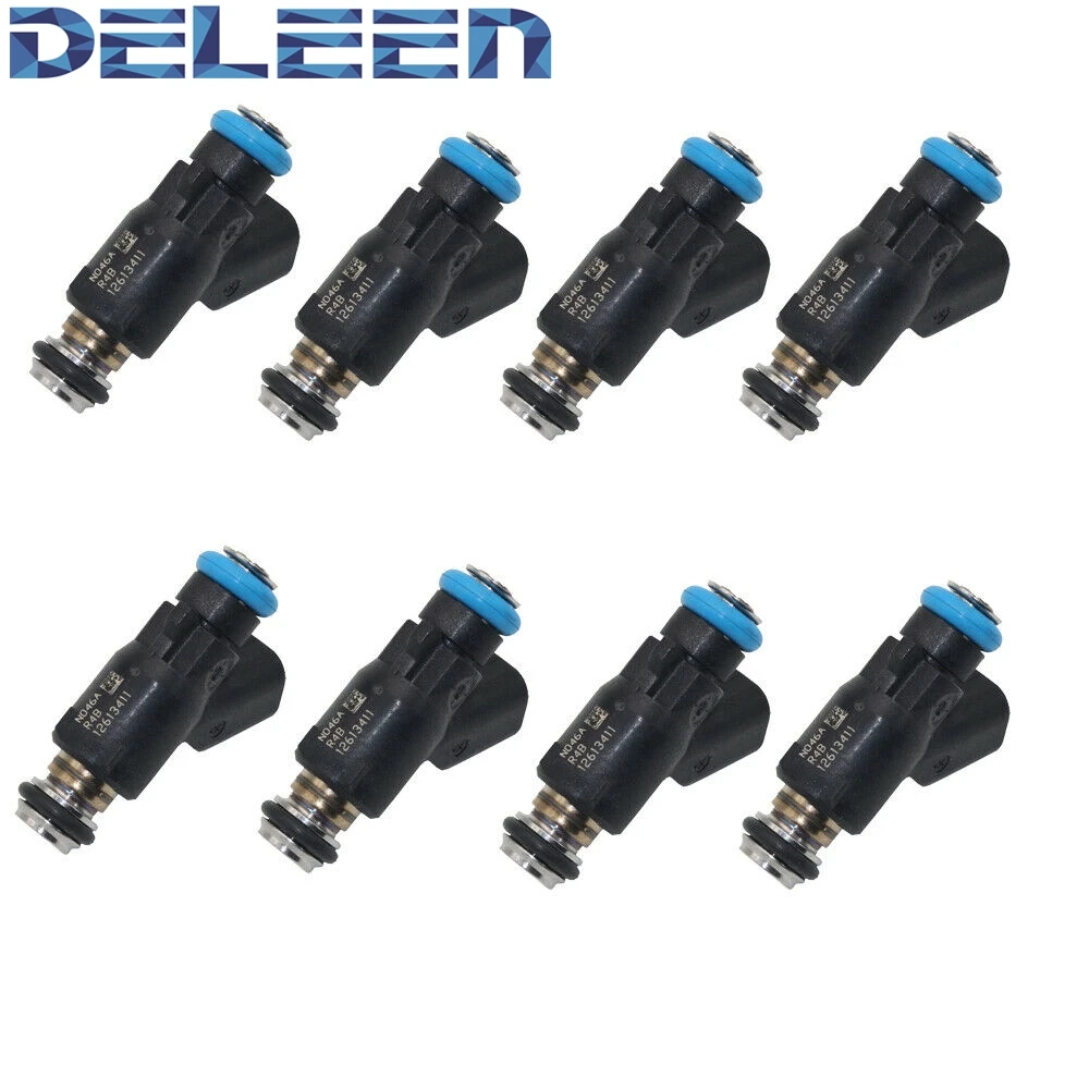 

Deleen 8x High impedance Fuel Injector 12613411 / FJ1061 For C hevrolet Car Accessories