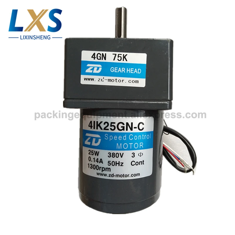 ZD AC Gear Motor 220V 25W 4IK25GN-C-4GN3K Induction Motor