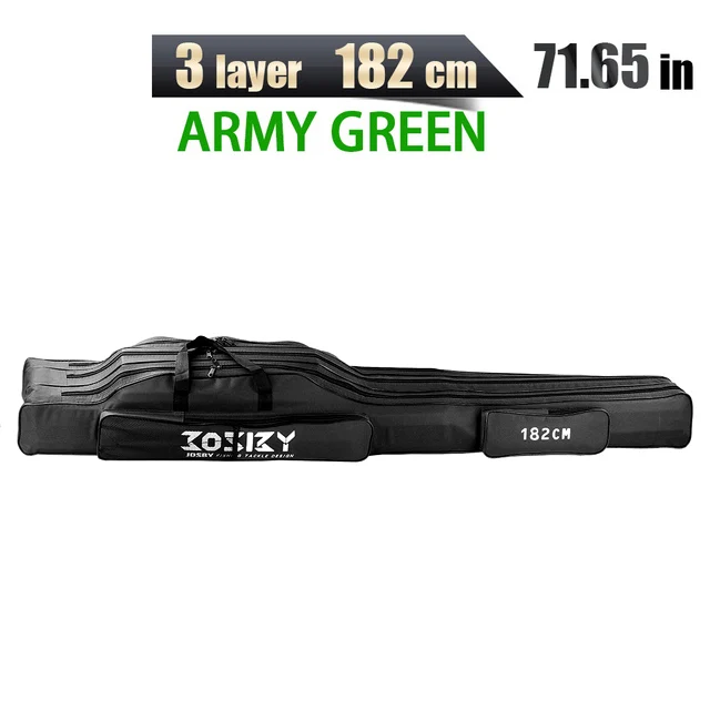 Angelrute Taschen 60/100/122/150/152/180CM Tackle Faltbare Oxford tuch Angeln Reißverschluss fall Lagerung Beutel Halter Für Angeln