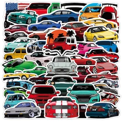 10/30/50PCS Hellaflush Modified Cars Stickers DIY Travel Skateboard Suitcase Guitar Luggagetop Sticker for Kids Toys