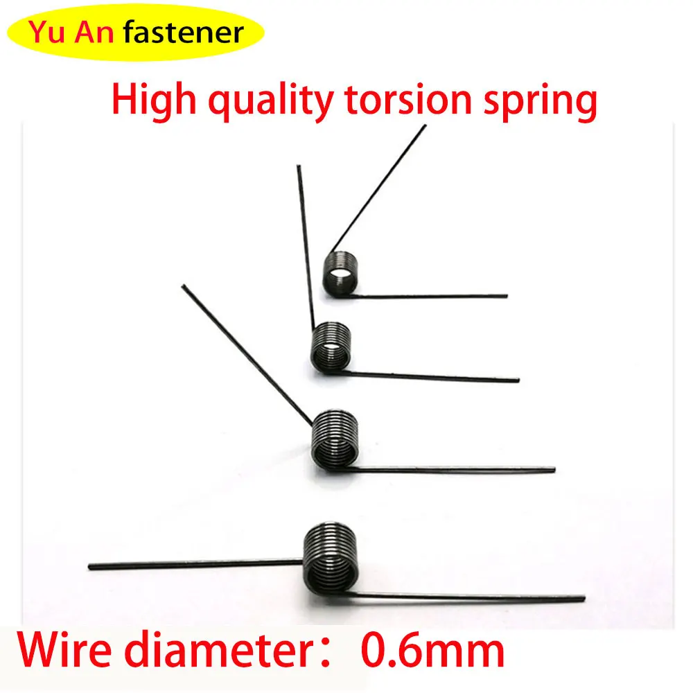 V-Spring, 0.6 Wire Diameter Torsion Small Torsion Spring, Hairpin Spring, 180/120/90/60 Degree Torsion Torsion Spring,  10pcs