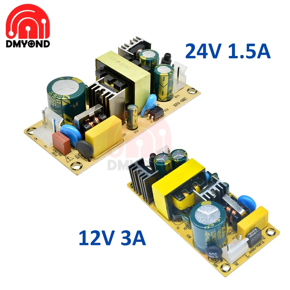 AC-DC 24V 1.5A 12V 3A 36W Modulo di Alimentazione 12V Alimentazione Elettrica di Commutazione Modulo Nudo Circuito 220V a 12V 24V Bordo per