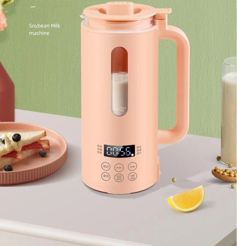 220V 350ML Điện Sữa Đậu Nành Máy Xay Máy Đa Mini Di Động Máy Ép Trái Cây Tự Động Máy Ép Rau Quả Chức Năng Làm Nóng