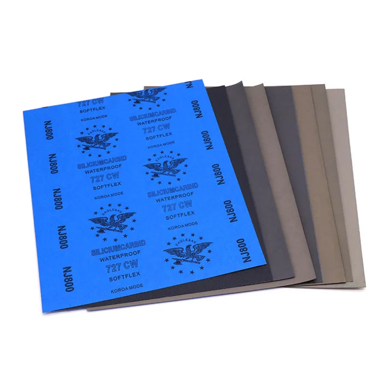 230x280mm Wet Dry Sandpaper 80 120 180 240 320 400 600 800 1000 1200 1500 2000 2500 3000 5000 7000 10000 Grit Polishing Tool