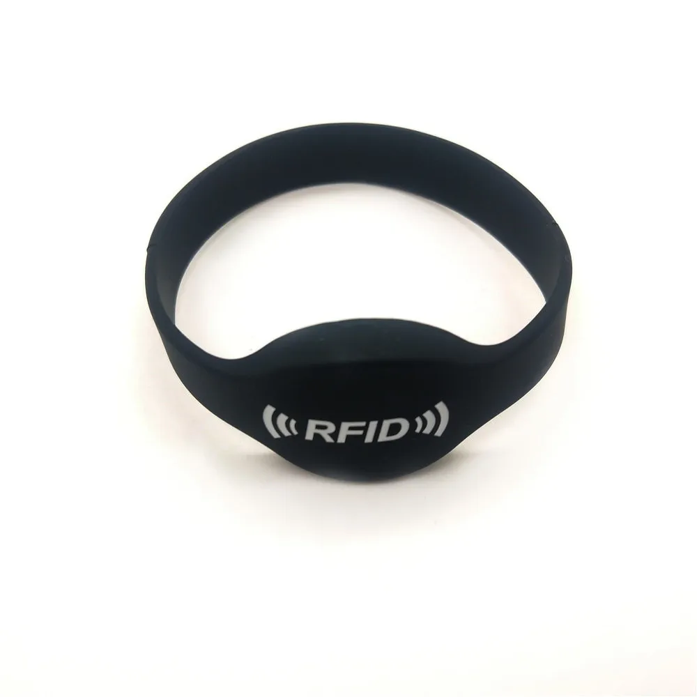 1PCS 125KHZ EM4305 T5577 Writable RFID Duplicator Rewritable Copy Clone Blank Card Wristband Bracelet Access Control