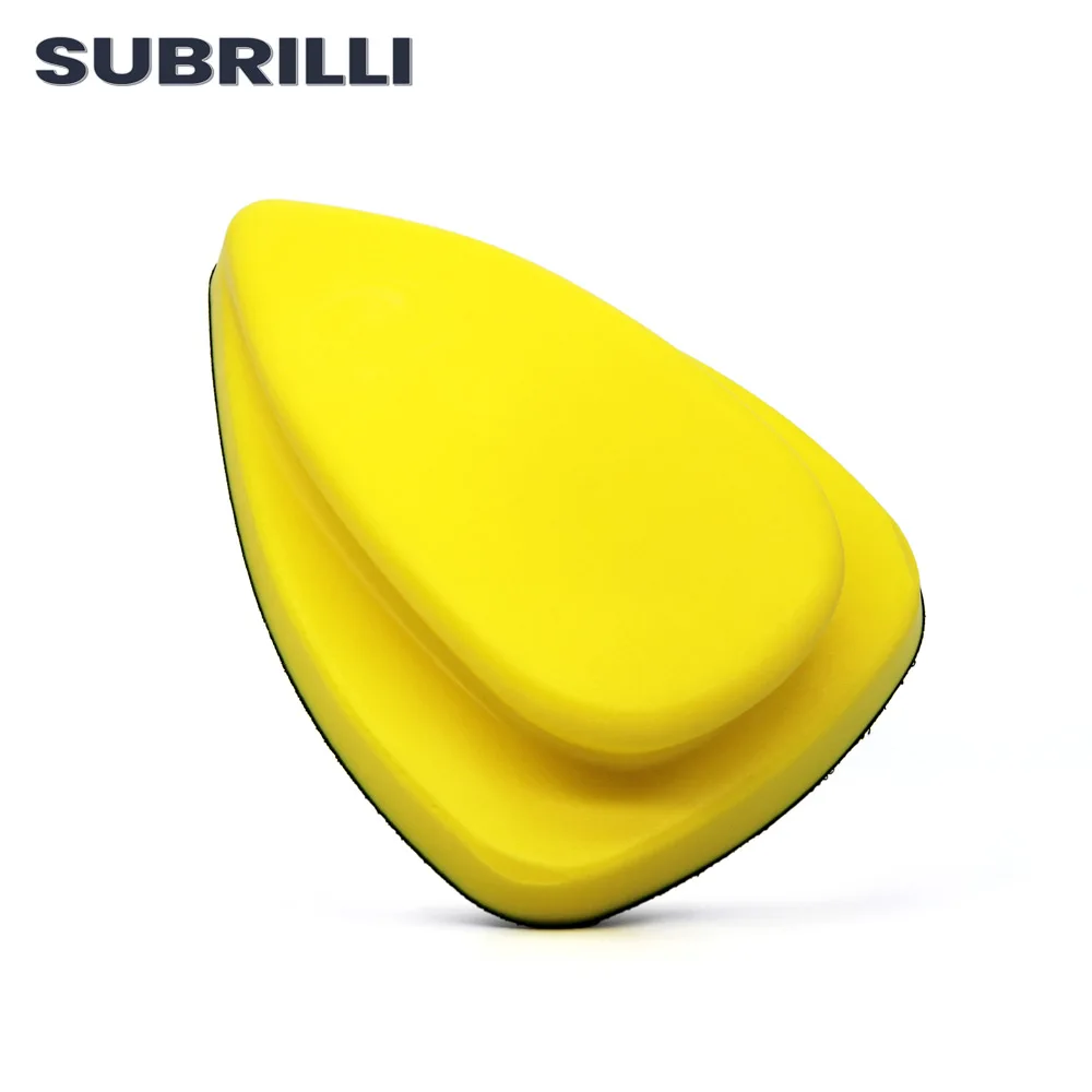 SUBRILLI 148*98mm Hand Detail Sander Paper Hand Sanding Pads, No-slip Mouse Hook and Loop Sanding Blocks for Mouse Sandpaper