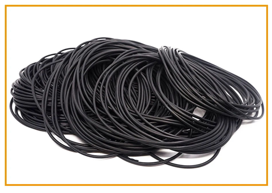 NBR O Ring Seal Gasket Thickness CS3.1mm OD10-190mm Wear Resistant Automobile Petrol Nitrile Rubber O-Ring Waterproof Black.-.