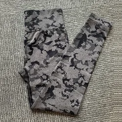 2021 Gym Tights Energy Seamless Tummy Control Yoga Pants High Waist Sport Seamless Leggings Animal Camo Running Pants Women