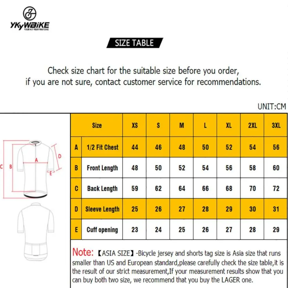 YKYWBIKE Men Cycling Short Jersey Pro Team Aero jersey 5 Colors Tops Road Bike MTB Short Sleeve Breathable Jerseys