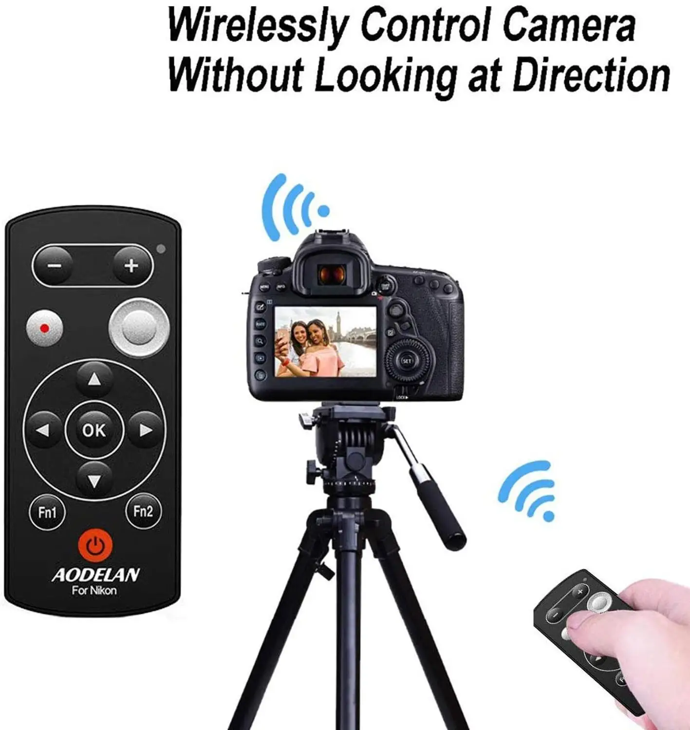 Replace Nikon ML-L7 Wireless Bluetooth Camera Remote Control Shutter Release for Nikon Z30 Z6II Z7II A1000 B600 P1000 P950 Z50