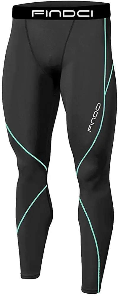 Findci Men's Sports Running Set Compression Shirt + Pants Skin-Tight Long Sleeves Quick Dry Fitness Tracksuit Gym Yoga Suits