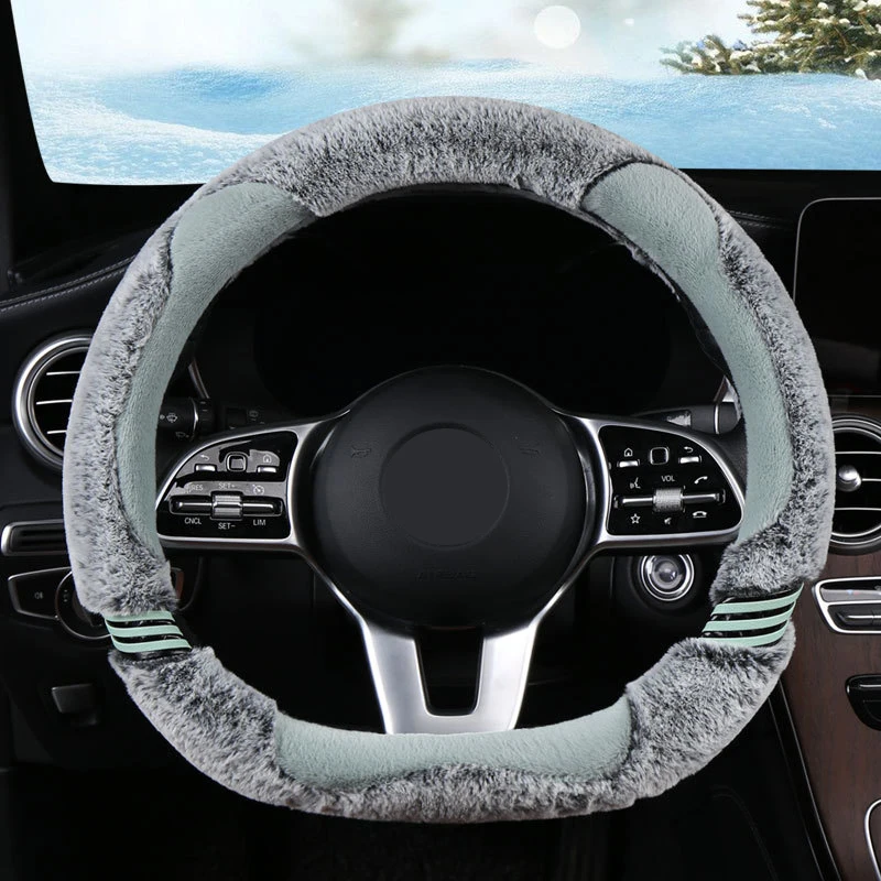 D Shape Car Steering Wheel Cover Wrap Non-slip Funda Volante for VW  Golf Jetta Tiguan Caddy For Nissan Rogue Qashqai x-trail