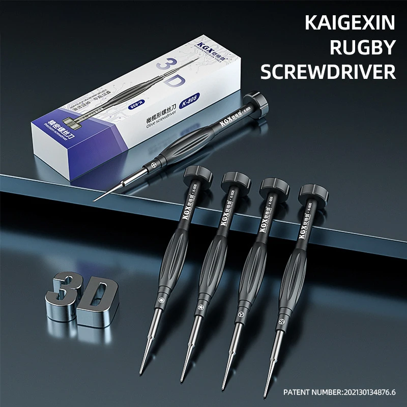 Saytl 1 pces/5 pces conjunto de precisão 3d chave de fenda de azeitona para iphone android parafuso driver reparação do telefone móvel ferramentas manuais