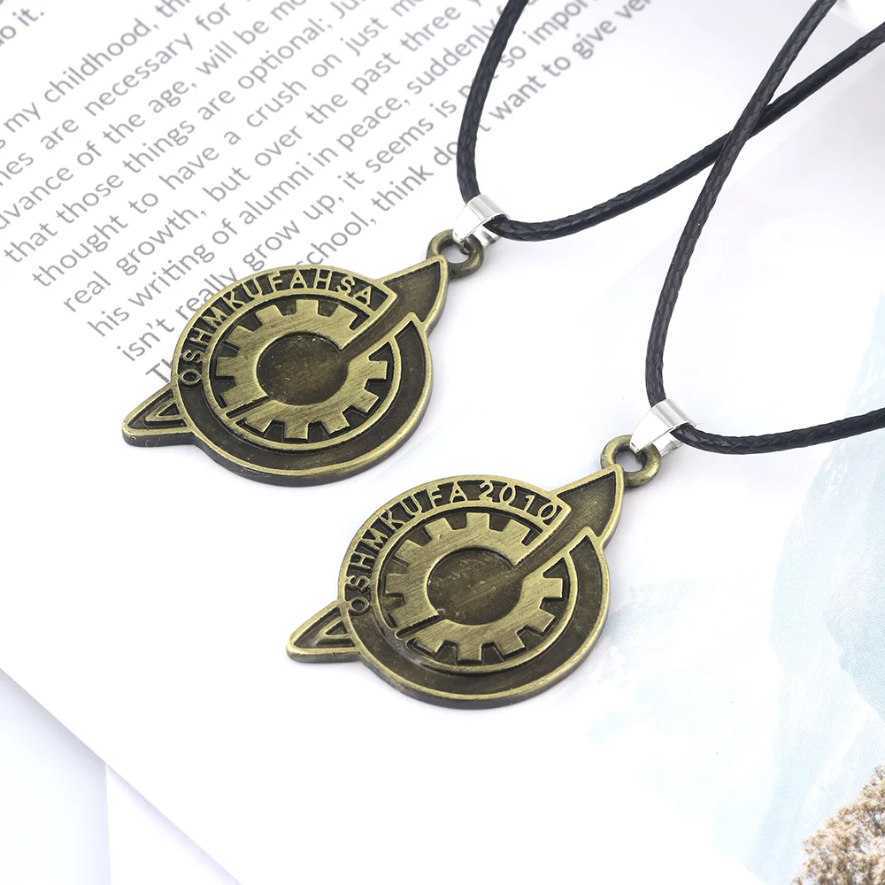 MIDY Spiel Steins Tor Abzeichen Halskette Amadeus Makise Kurisu Labmen Das Schicksal der Stein Anhänger Halskette Frauen Männer Schmuck – Detail 6
