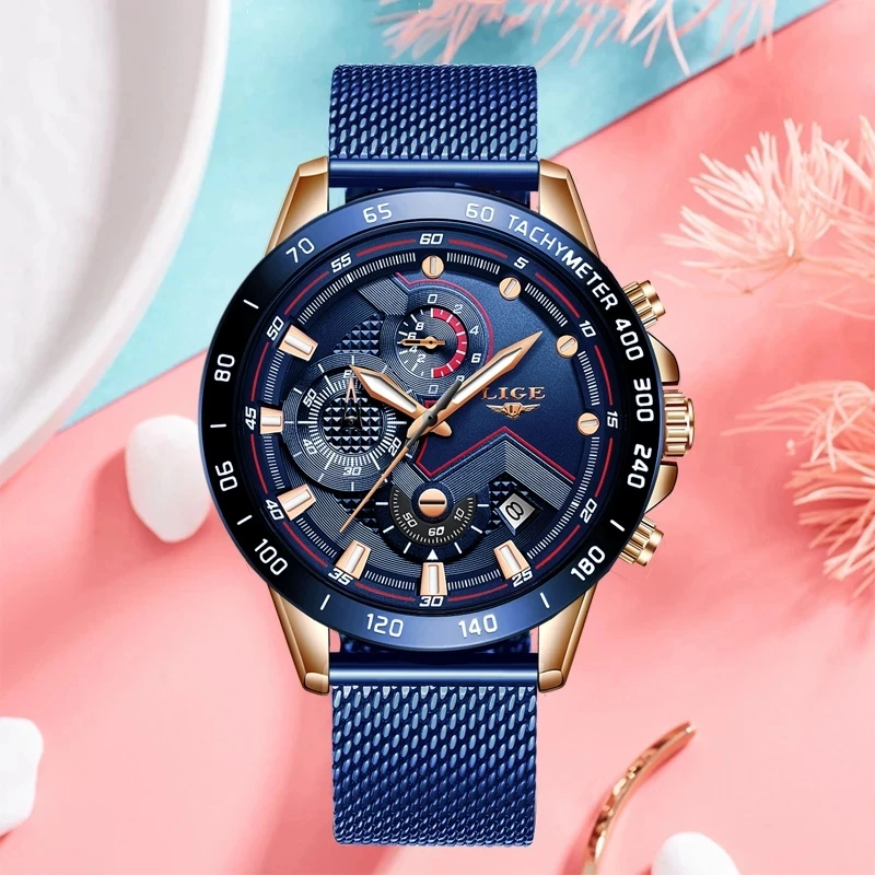 LIGE Luxury Fashion orologi da donna impermeabile Casual orologio da donna al quarzo per le donne vestono orologi da polso da donna Relogios Feminino