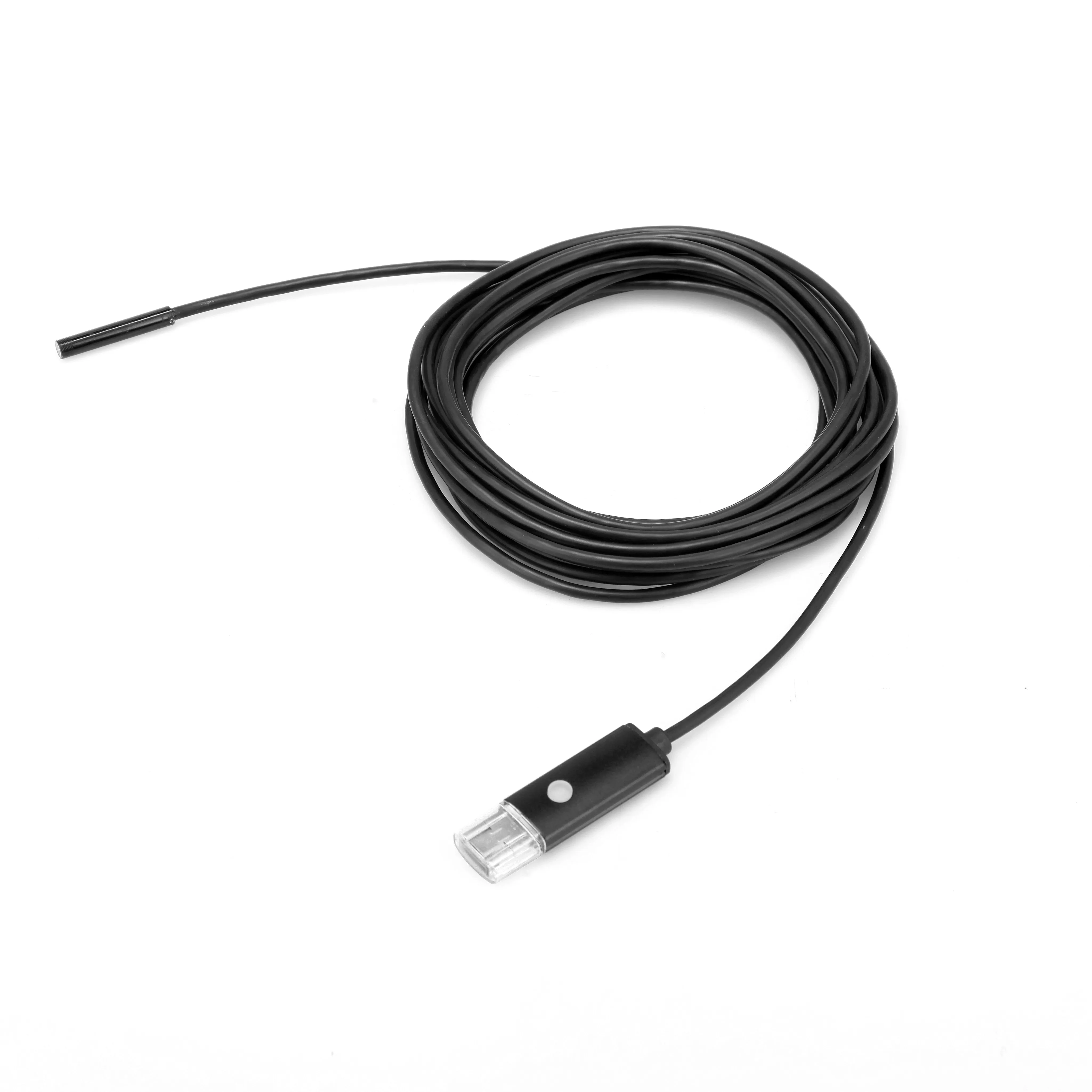 7MM 2in1 USB Endoscope Camera for Android &Computer Water-proof IP66 CMOS Borescope Inspection  Digital Microscope Otoscope