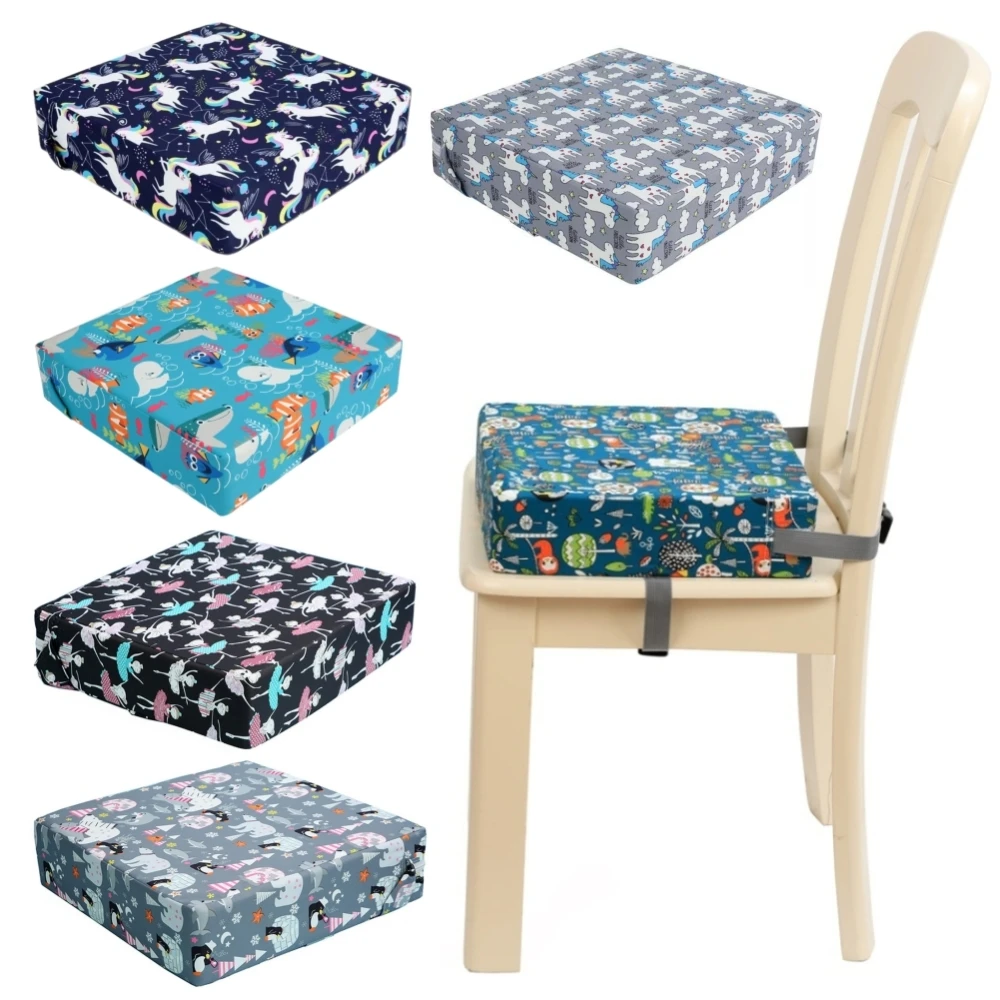 

Removable Seats Mats Highchair Baby Playing Chair Cushion Anti-Skid Booster For Children Eating Studying Painting