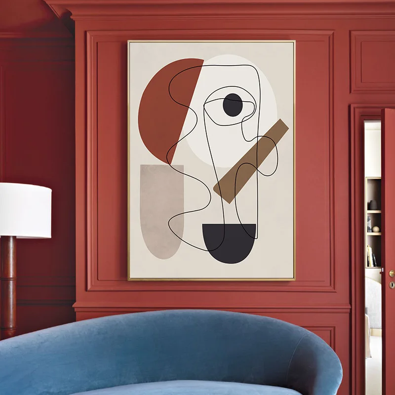 Home Decor Nordic Picasso Famous Abstract Canvas Painting Line Art Posters Prints Minimalist Wall Art Pictures Living Room Bedro