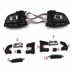 For Golf 7 MK7 Multi function steering wheel buttons Volume key+- Console adjustment button set res cnl Button