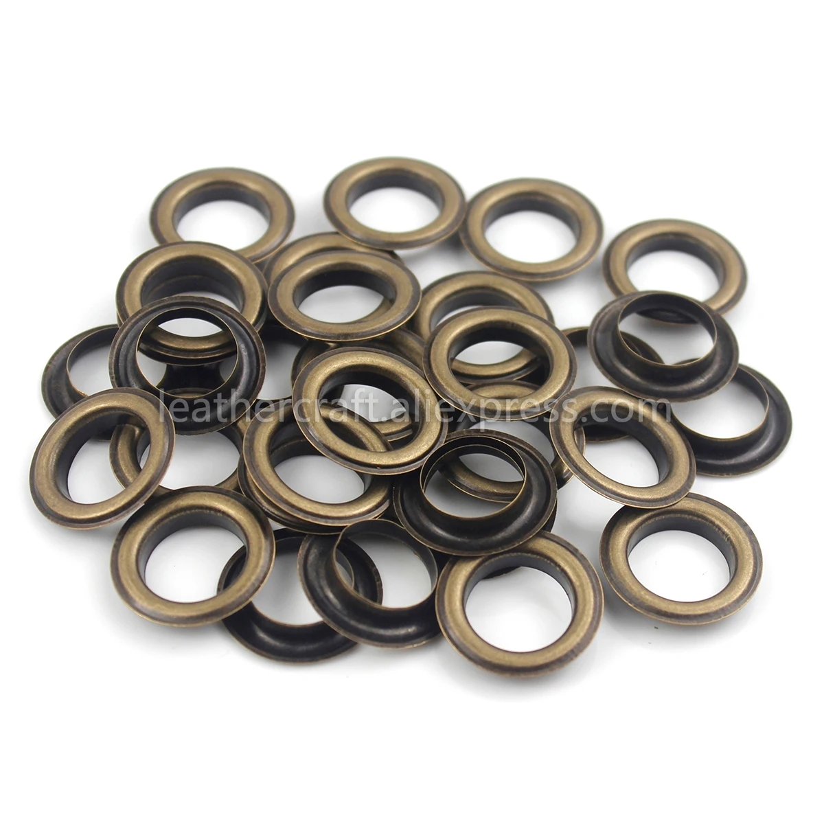 100sets 12mm Brass Eyelet with Washer 1000# Leather Craft Repair Grommet Round Eye Rings For Shoes Bag Clothing Leather Belt Hat