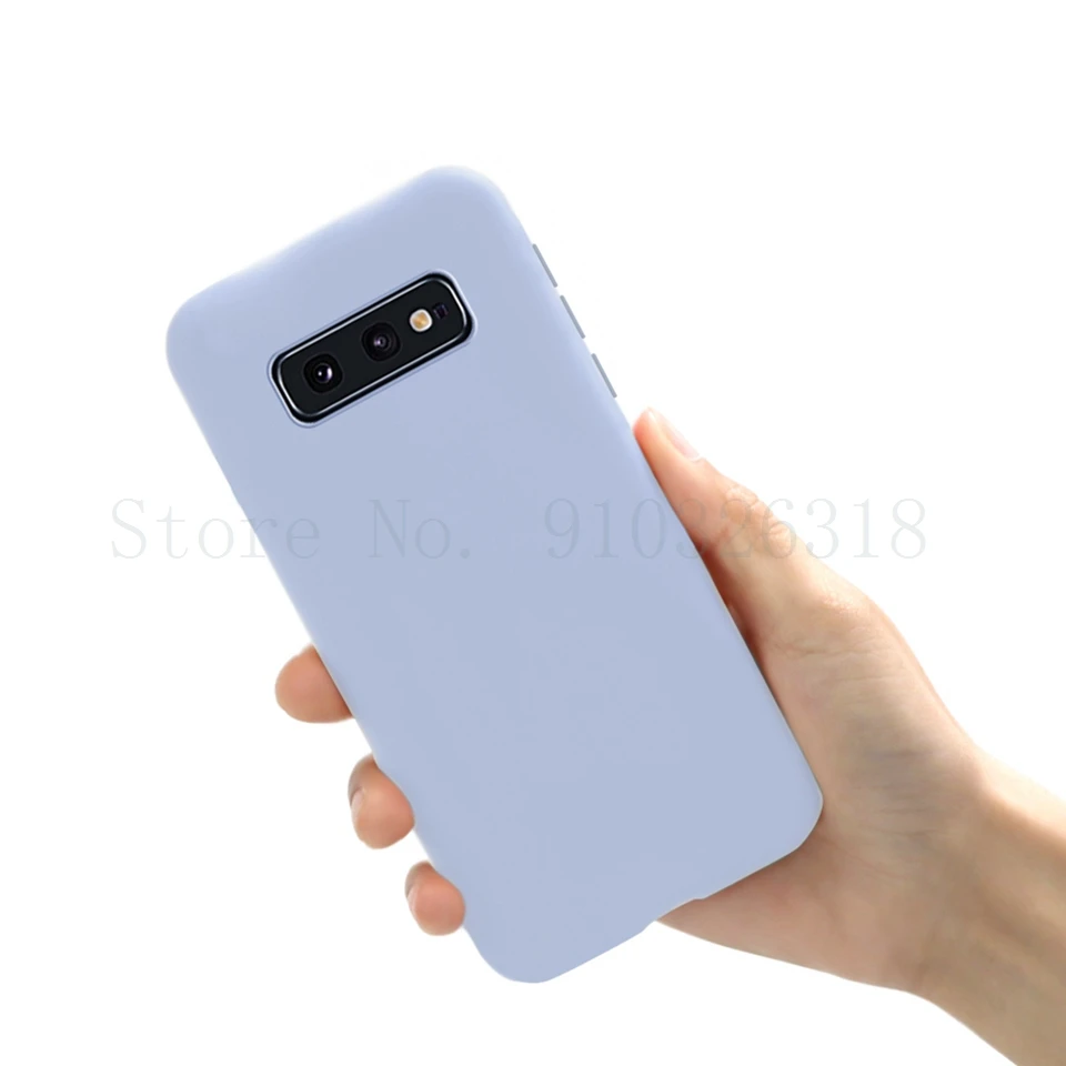 For Samsung Galaxy S10e Case  Silky and Soft Touch Premium Soft Silicone Phone Case For Galaxy S10E S10 E SM-G970F/DS  5.8\