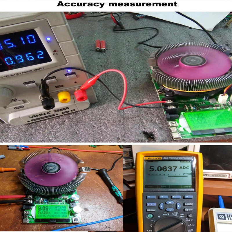 200V 150W Adjustable Constant Current Electronic Load Battery USB Tester DC 12V 24V Lead-acid lithium Discharge Capacity Meter