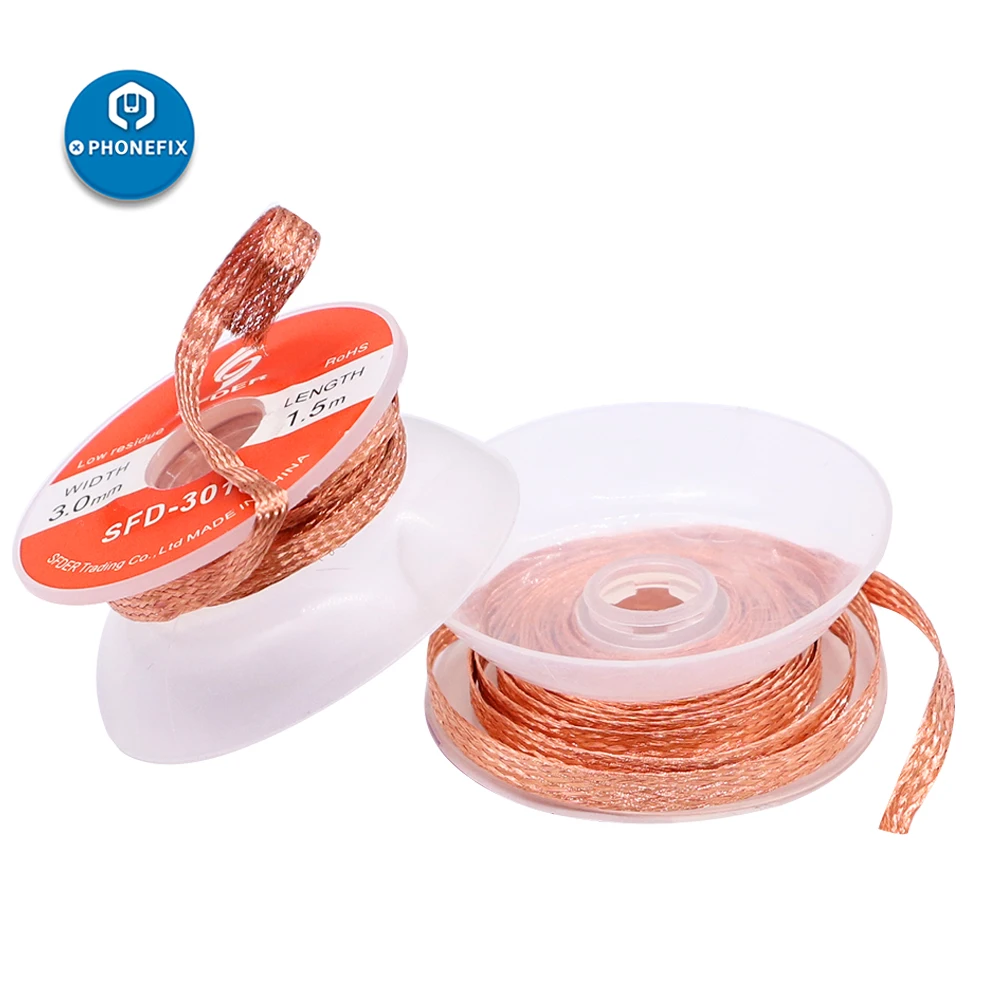 Hút Thiếc Loại Áo Ngực Hàn Tẩy Bấc Dây BGA Hút Thiếc Loại Dây Từ Thông BGA Công Cụ Sửa Chữa Cho Điện Thoại Bo Mạch Chủ Sửa Chữa