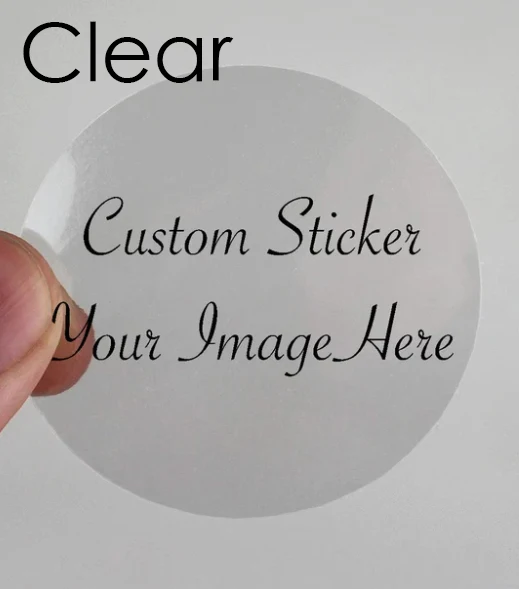 100PCS Custom Business Logo Stickers Wedding Decoration Personalized Party Gift Box Packaging Labels Candles Baby Shower PVC