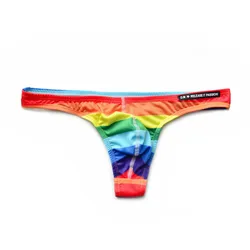 Men Underwear Sexy Mens Briefs Breathable Underwear For Men Fashion Male Underwear Men Rainbow Panties Mens Exotic Briefs