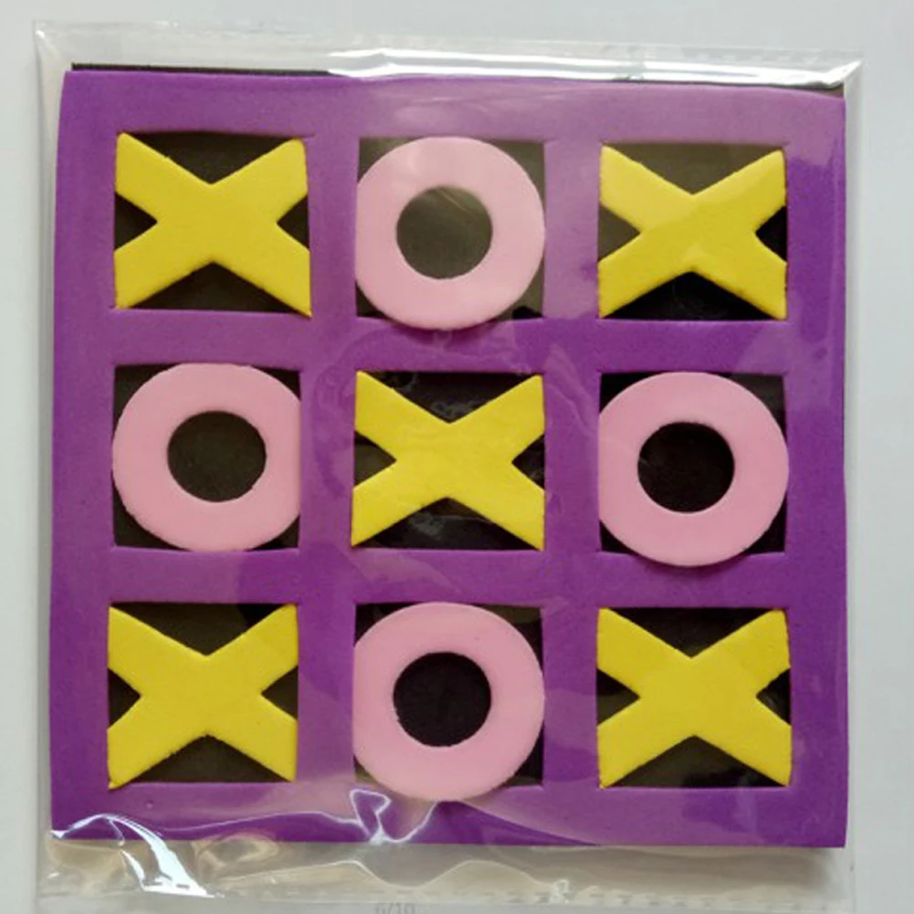 Free shipping NEW EVA TIC TAC TOE Tabletop Games for kids Noughts and Crosses Board Games Kids Party Games Favours Prizes Filler