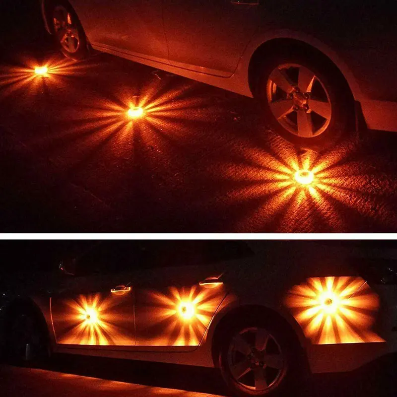 LED Road Flares Flashing Warning Light Emergency Disc Safety Light Flashing Roadside Beacon Warning F-Best 스트로브 led경광등 سفتي شرطه