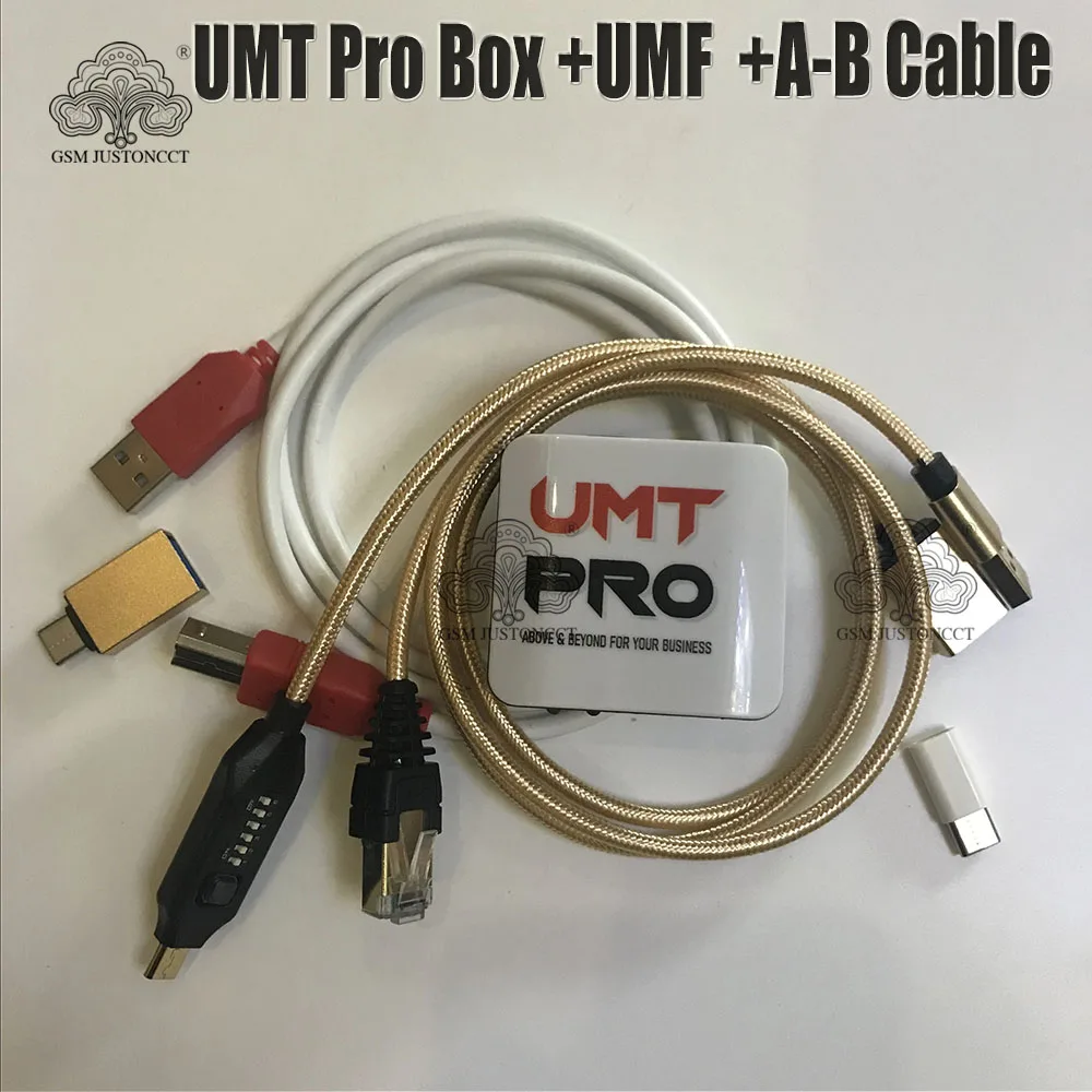 أحدث صندوق UMT Pro 2 الأصلي لعام 2025 UMT PRO BOX ( UMT + AVB ) 2 في 1 + UMF جميع كابل التمهيد + كابل A- B