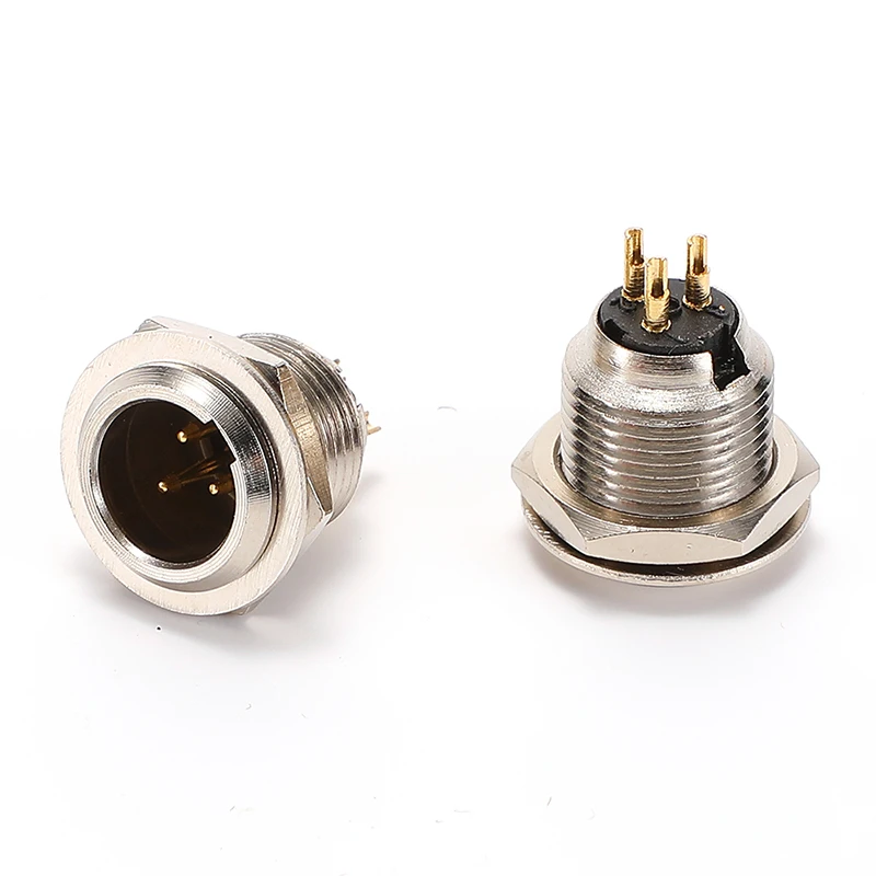 Штекерный разъем AVSSZ Mini XLR, 3 контакта, 4 контакта, Louderspeaker, профессиональная аудиомикрофонная линейная вилка, мини сбалансированный XLR Штекерный разъем