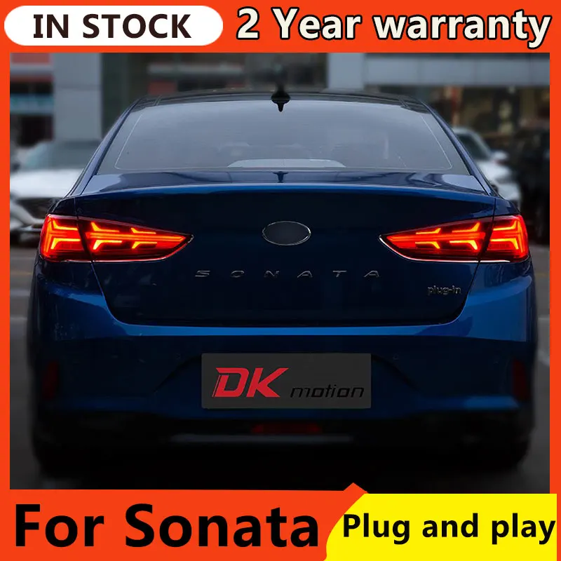 

Для Hyundai Sonata 9 2018-2019: Светодиодные задние фонари, LED-фонари Sonata9, динамические указатели поворота DRL, задние фонари, автоаксессуары