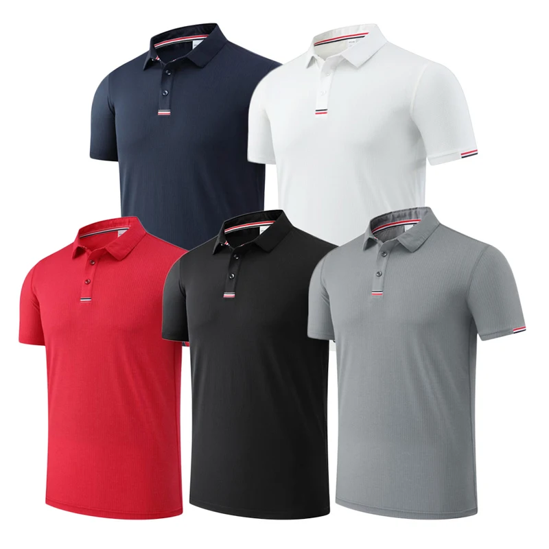 

Unisex Polo T-shirt Men's Polo Women Running Short Sleeve Sportwear Badminton Gym Golf Fitness Gym Tennis Sport Shirt Breathable