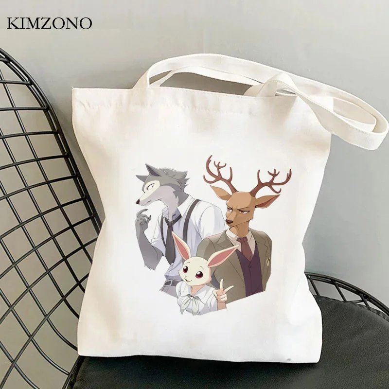 Beastars shopping bag grocery handbag shopper recycle bag canvas eco bag tote ecobag net reciclaje sac tissu