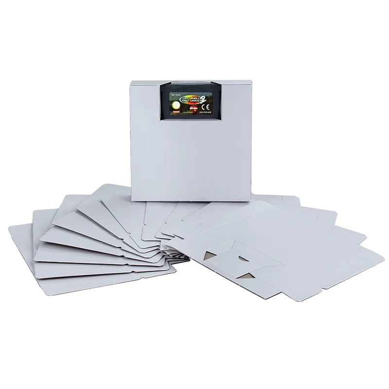 10 قطعة استبدال الكرتون الداخلية البطانة استبدال الكرتون إدراج صندوق الألعاب علبة ل GBA لعبة خرطوشة الولايات المتحدة النسخة