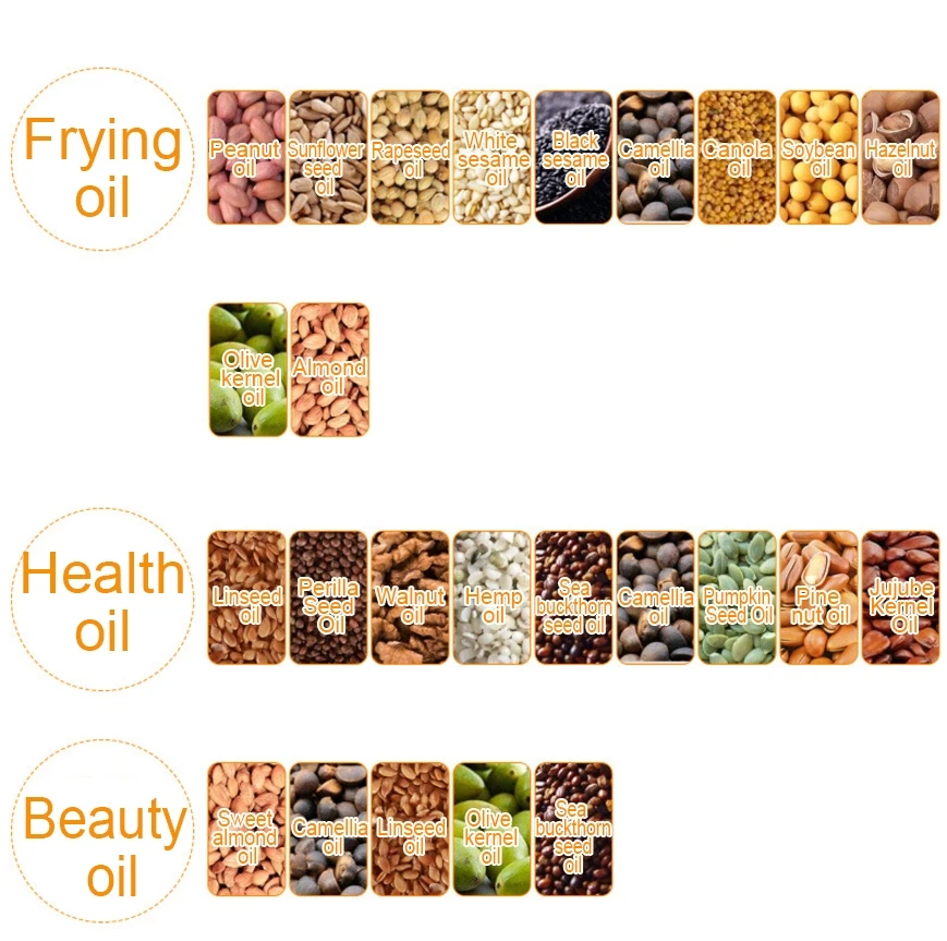 X5S 220V / 110V Intelligente Olio Presse Automatiche Per Uso Domestico e Commerciale In Acciaio Inox Calda e Fredda di Estrazione Dell'olio macchina