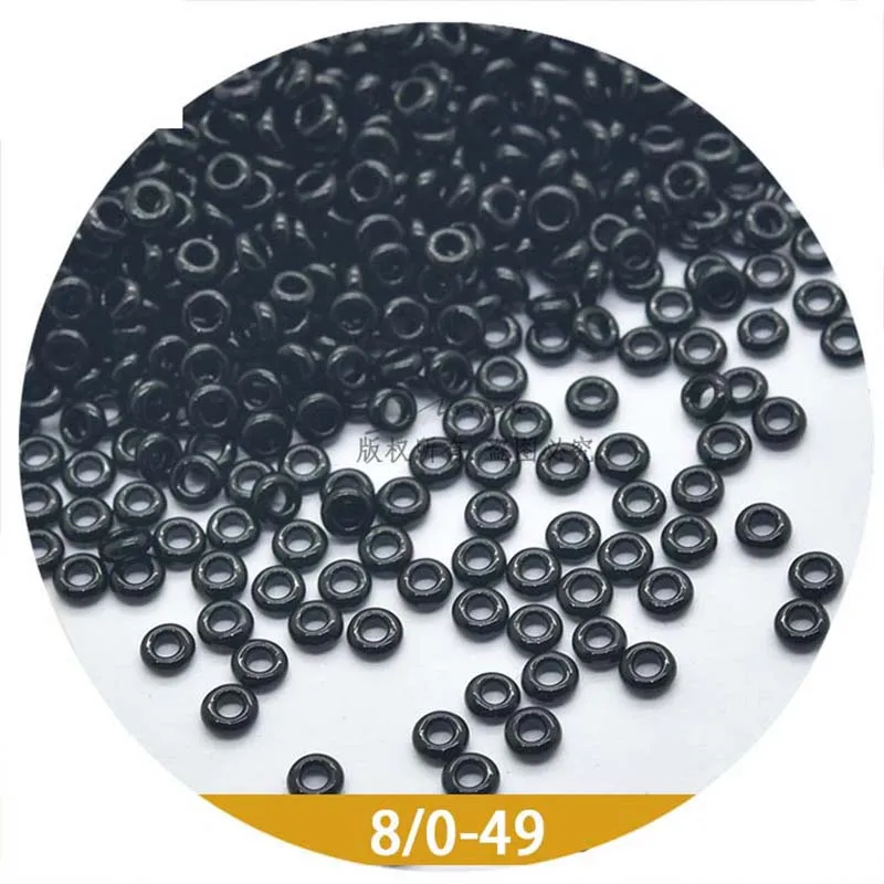 Japan Imported TOHO Seed Beads  DIY Materials 8/0 Round Beads 3mm Solid Color Metal  Loose Beads  Charms for Jewelry Making