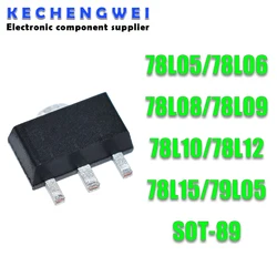 20PCS 78L05 SOT89 SOT SMD SOT-89 Triode 78L06 78L08 78L09 78L10 78L12 78L15 79L05