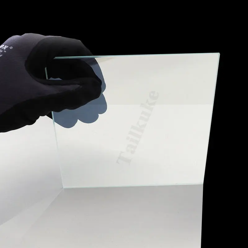 Professionelle Teleprompter Glas Importiert 2mm Spektroskop Ultra-dünne Film Transparent Glas Ohne Geisterbilder