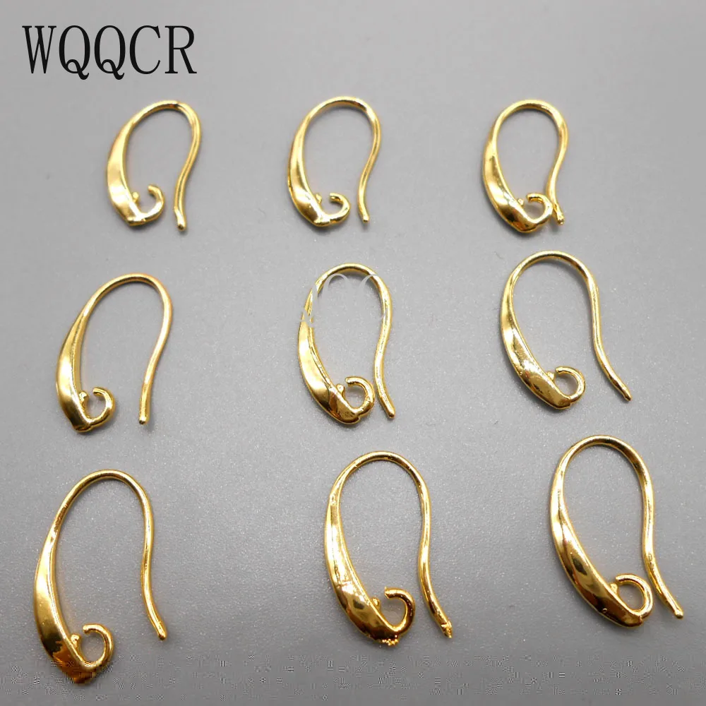 

10PCS Wholesale Lot Gold Jewelry Findings 925 Silver colorEarring Pinch Hooks Earwire For Crystal Pearl