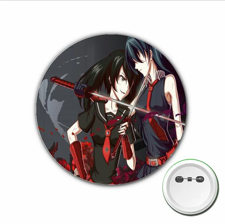 3 pièces de l'anime Akame ga Killer! Danemark ge Cosplay de Dessin Animé, Broche pour Vêtements, Accessoires, Sacs à Dos, lèvent