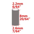 2.6x8mm