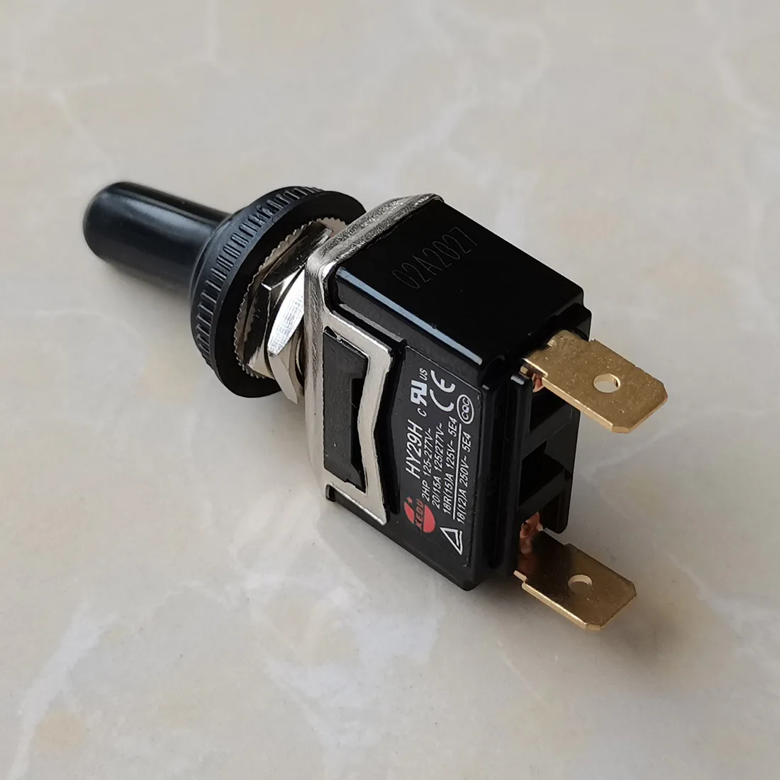 KEDU HY29H تبديل التبديل مع غطاء حماية السيليكون ON-OFF SPST 2HP 20/15A 125/277V 18R(15)A 125V 18(12)A 250V 5E4 CE #3