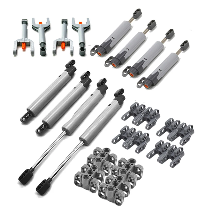 24Pcs/Lot Technical 15L Linear Actuator Long 61927 MOC Building Blocks Bricks 61904 61905 92693 Parts DIY Spare Bulk Parts Toys