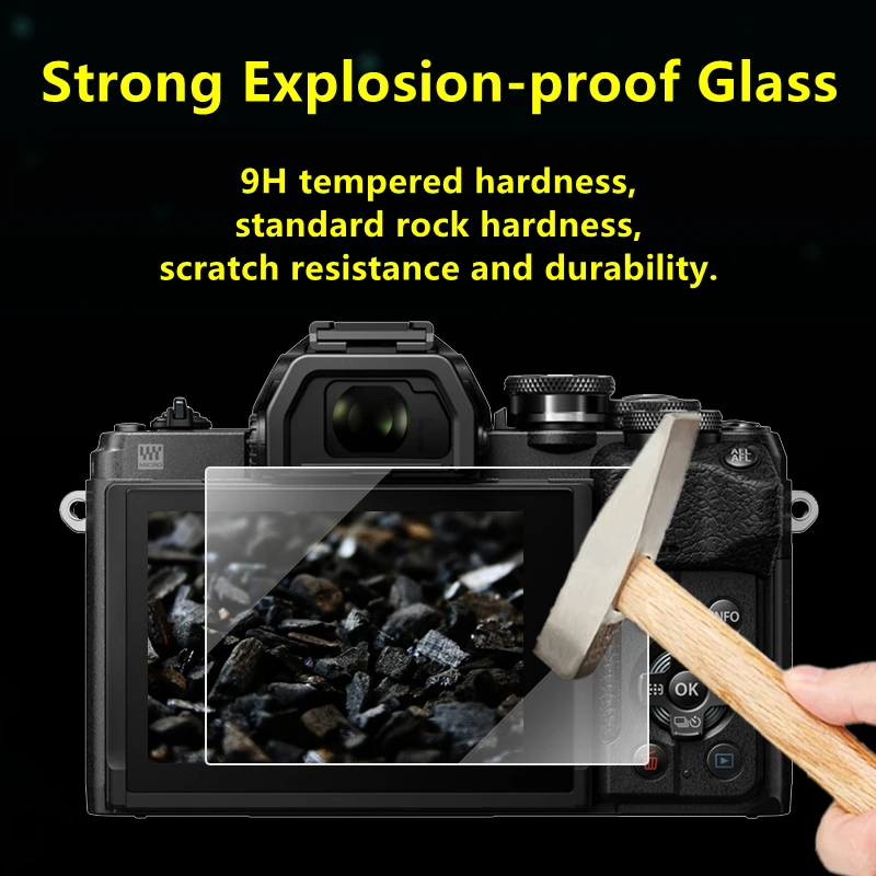 Защитное стекло для камеры, ультратонкое, для Olympus OM-D, EM10, E-M10, Mark II, 2, III, 3