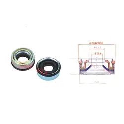 A/C Compressor Shaft Seal Oil Seal for Sanden SD508 SD709 SD7H15 SD7V16 7SB16C DKS15CH